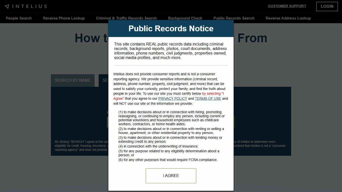 How to Remove Your Information from Intelius
