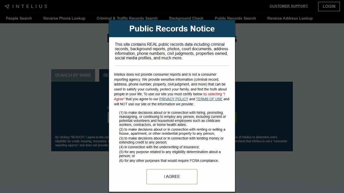Introduction to Intelius