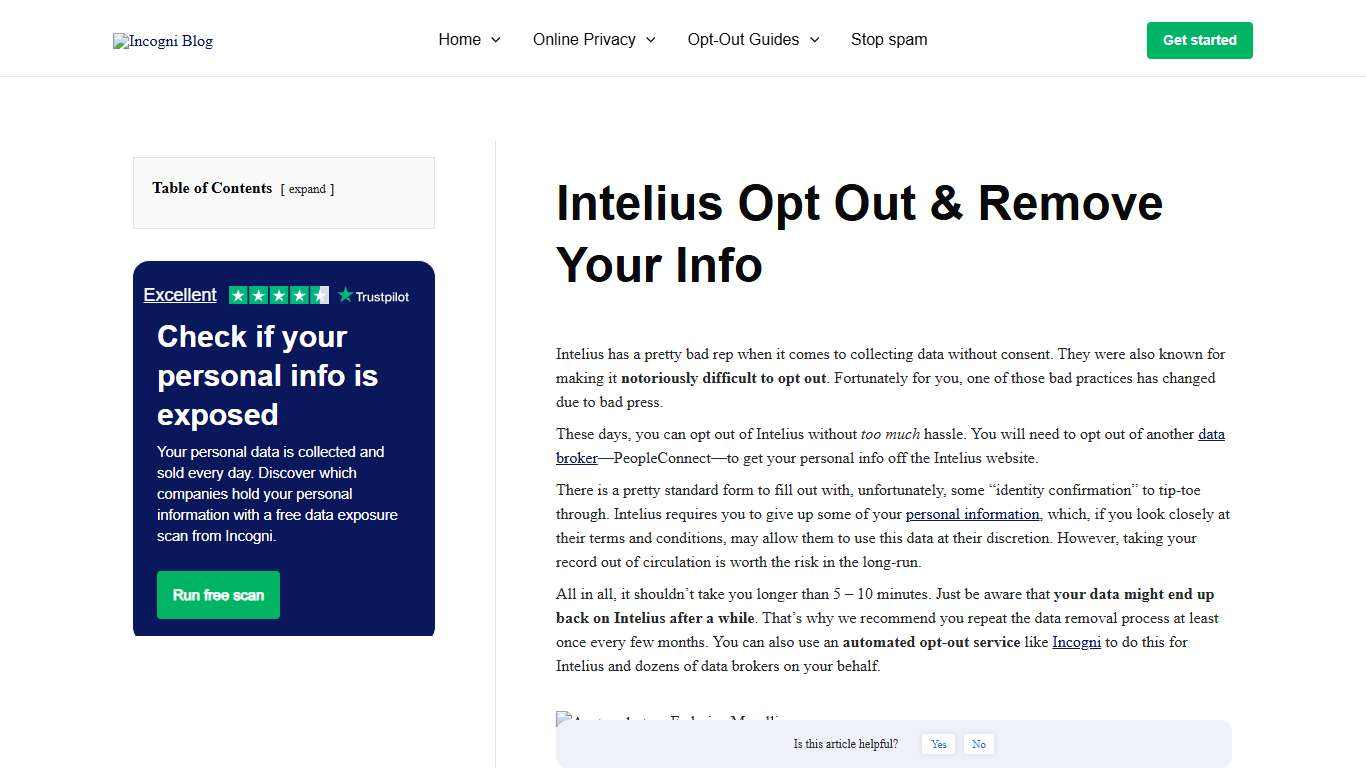 Intelius Opt Out & Remove Your Info [2026] Incogni