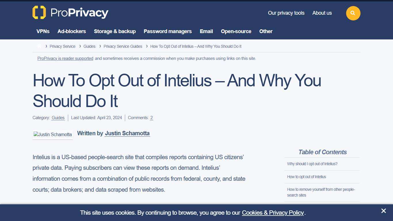How To Opt Out of Intelius – And Why You Should Do It